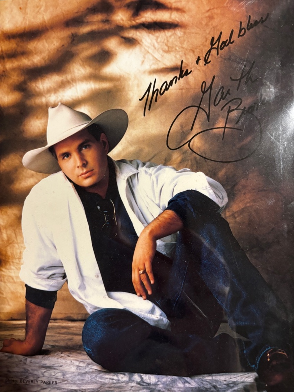 Authentic Signed Garth Brooks Photograph